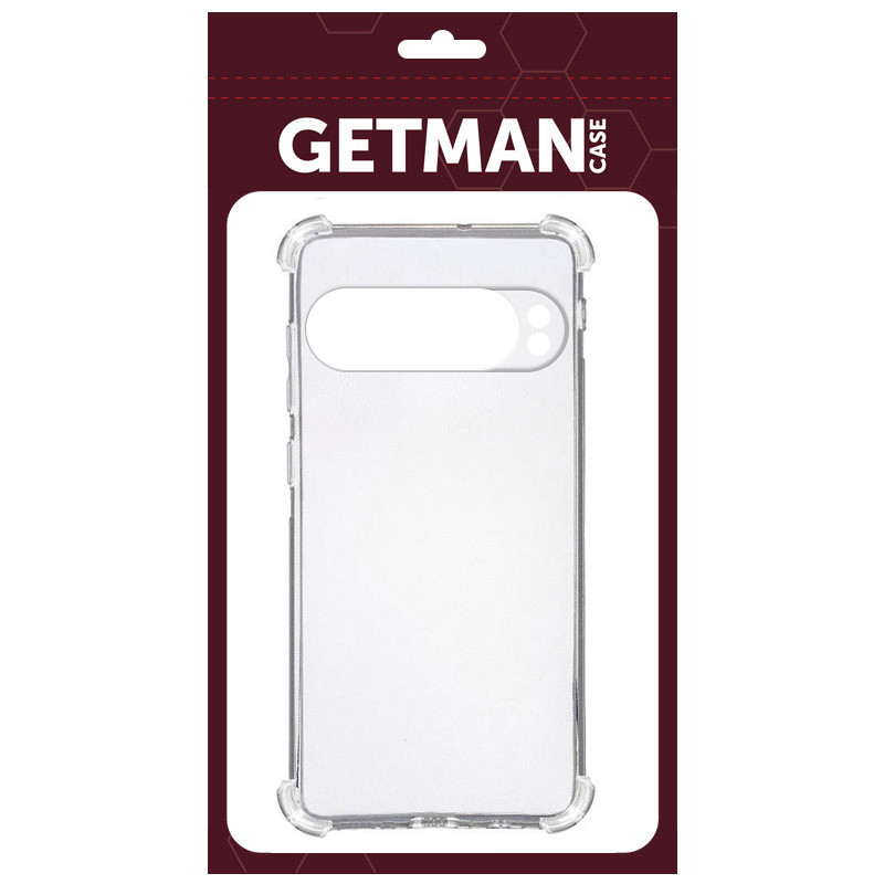 TPU чохол GETMAN Ease logo для Google Pixel 9 | Посилені кути з амортизацією на малюнкі №3