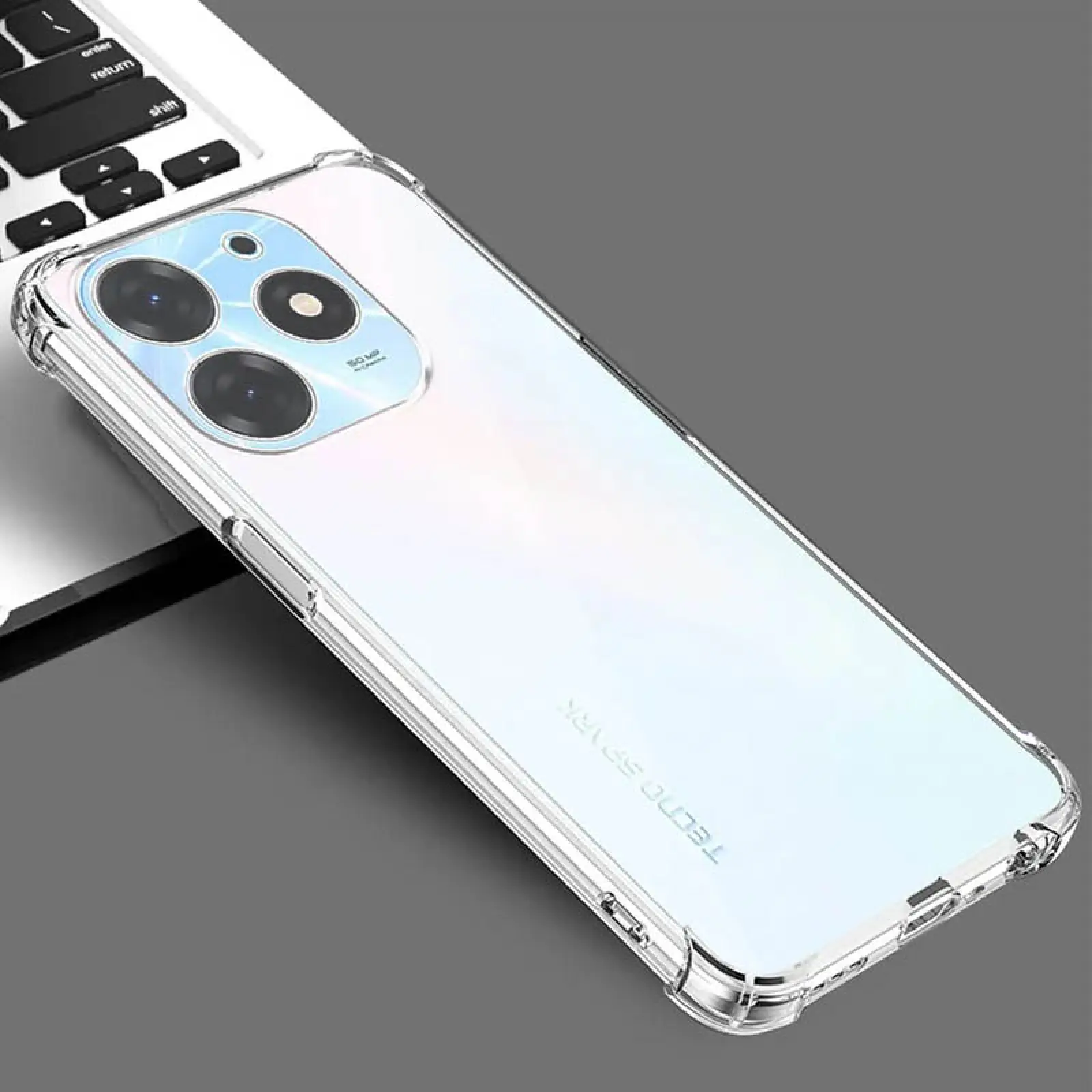 TPU чехол GETMAN Ease logo усиленные углы Full Camera для Infinix Hot 40i / Spark Go 2024 / Spark 20, Бесцветный (прозрачный) 1, TPU, купить оптом с доставкой