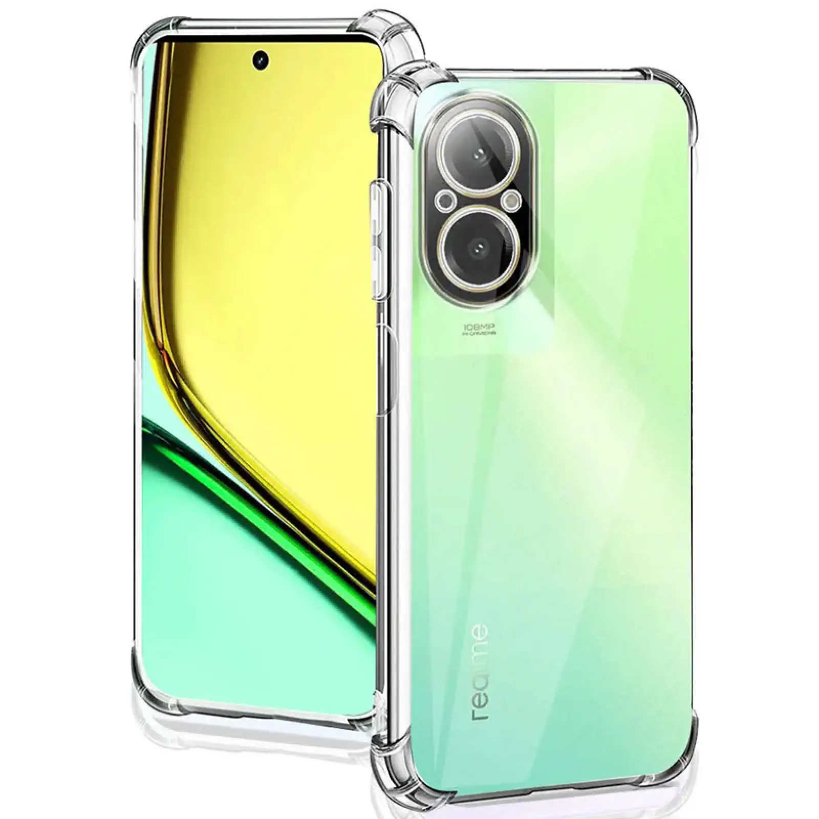 TPU чехол GETMAN Ease logo усиленные углы Full Camera для Realme C67 4G, TPU, купить оптом с доставкой