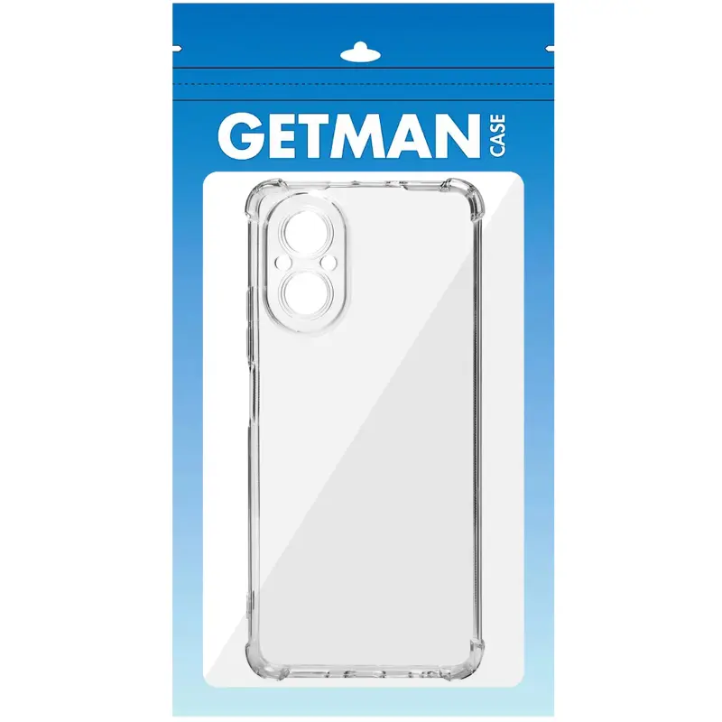 TPU чехол GETMAN Ease logo усиленные углы Full Camera для Realme C67 4G, Бесцветный (прозрачный) 6, TPU, купить оптом с доставкой