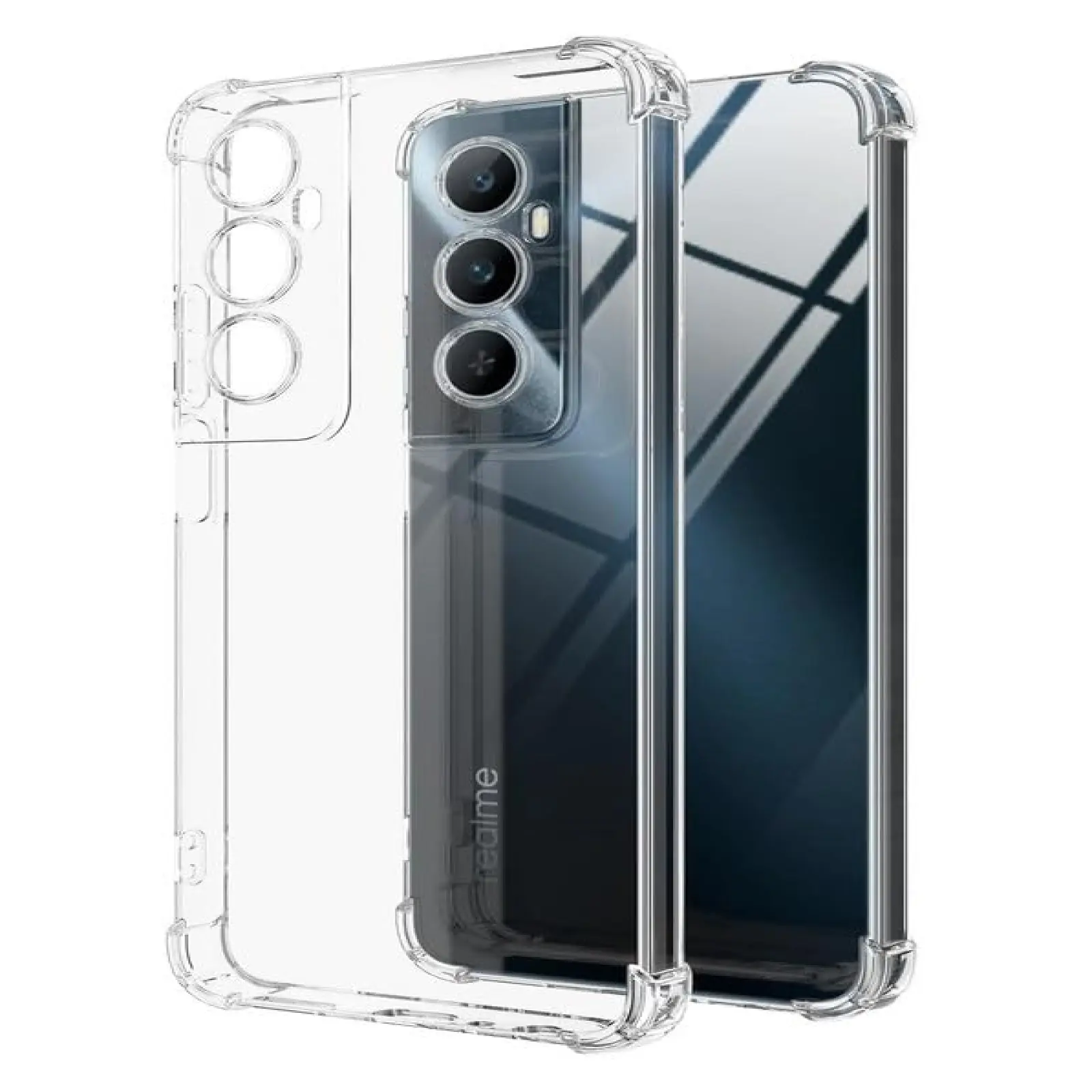 TPU чехол GETMAN Ease logo усиленные углы Full Camera для Realme C65 4G, TPU, купить оптом с доставкой
