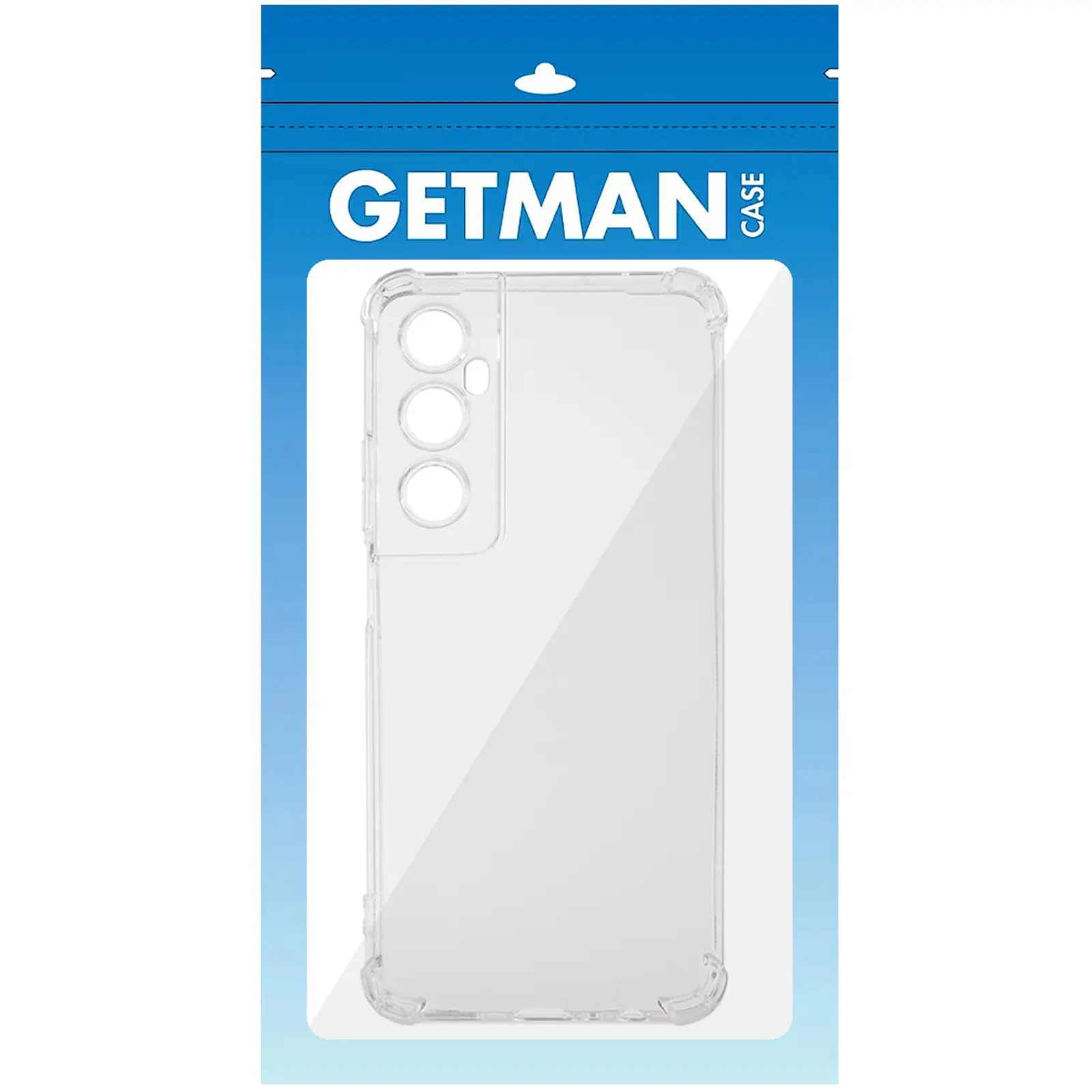TPU чехол GETMAN Ease logo усиленные углы Full Camera для Realme C65 4G, Бесцветный (прозрачный) 2, TPU, купить оптом с доставкой