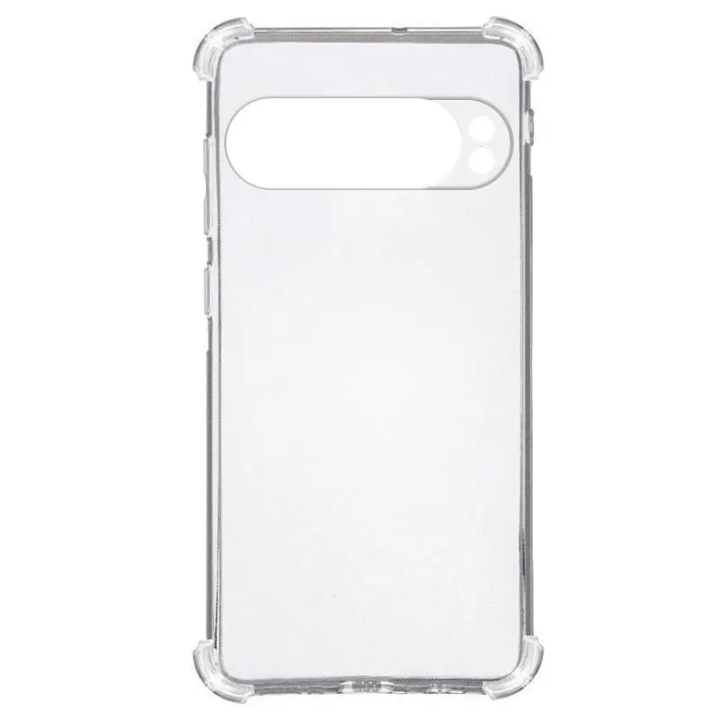 TPU чехол GETMAN Ease logo усиленные углы Full Camera для Google Pixel 9 Pro XL, Бесцветный (прозрачный) 3, TPU, купить оптом с доставкой