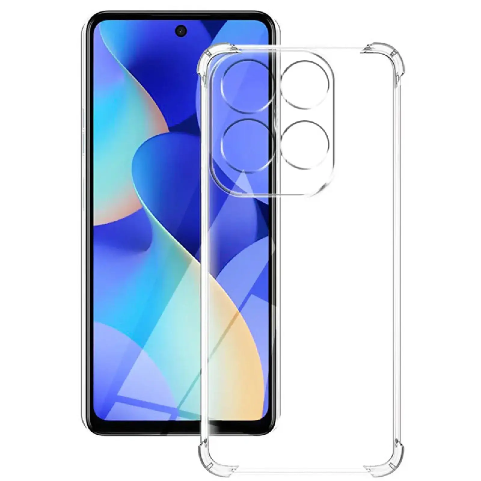TPU чехол GETMAN Ease logo усиленные углы Full Camera для Infinix Note 40 Pro 4G, Бесцветный (прозрачный), TPU, купить оптом с доставкой