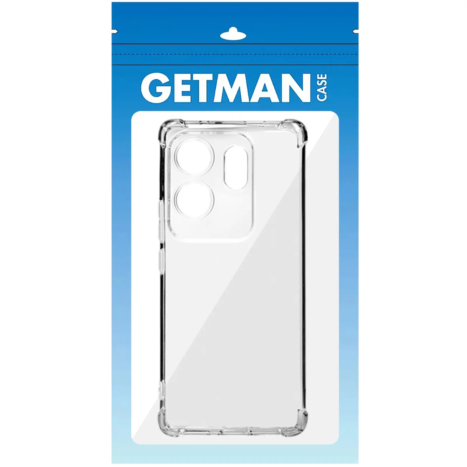 TPU чехол GETMAN Ease logo усиленные углы Full Camera для Infinix Zero 30 4G, Бесцветный (прозрачный) 1, TPU, купить оптом с доставкой