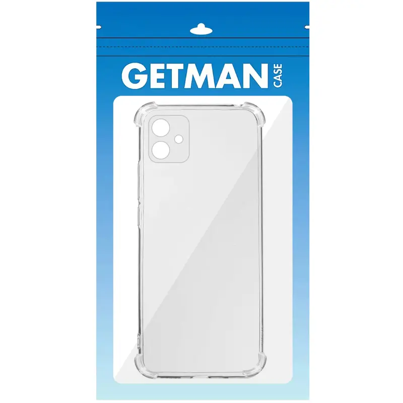 TPU чехол GETMAN Ease logo усиленные углы Full Camera для Samsung Galaxy A06, Бесцветный (прозрачный) 1, TPU, купить оптом с доставкой