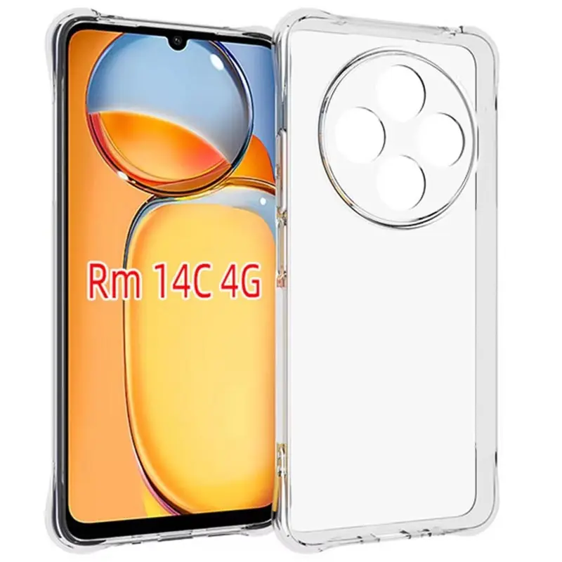 TPU чехол GETMAN Ease logo усиленные углы Full Camera для Xiaomi Redmi 14C / Poco C75, TPU, купить оптом с доставкой