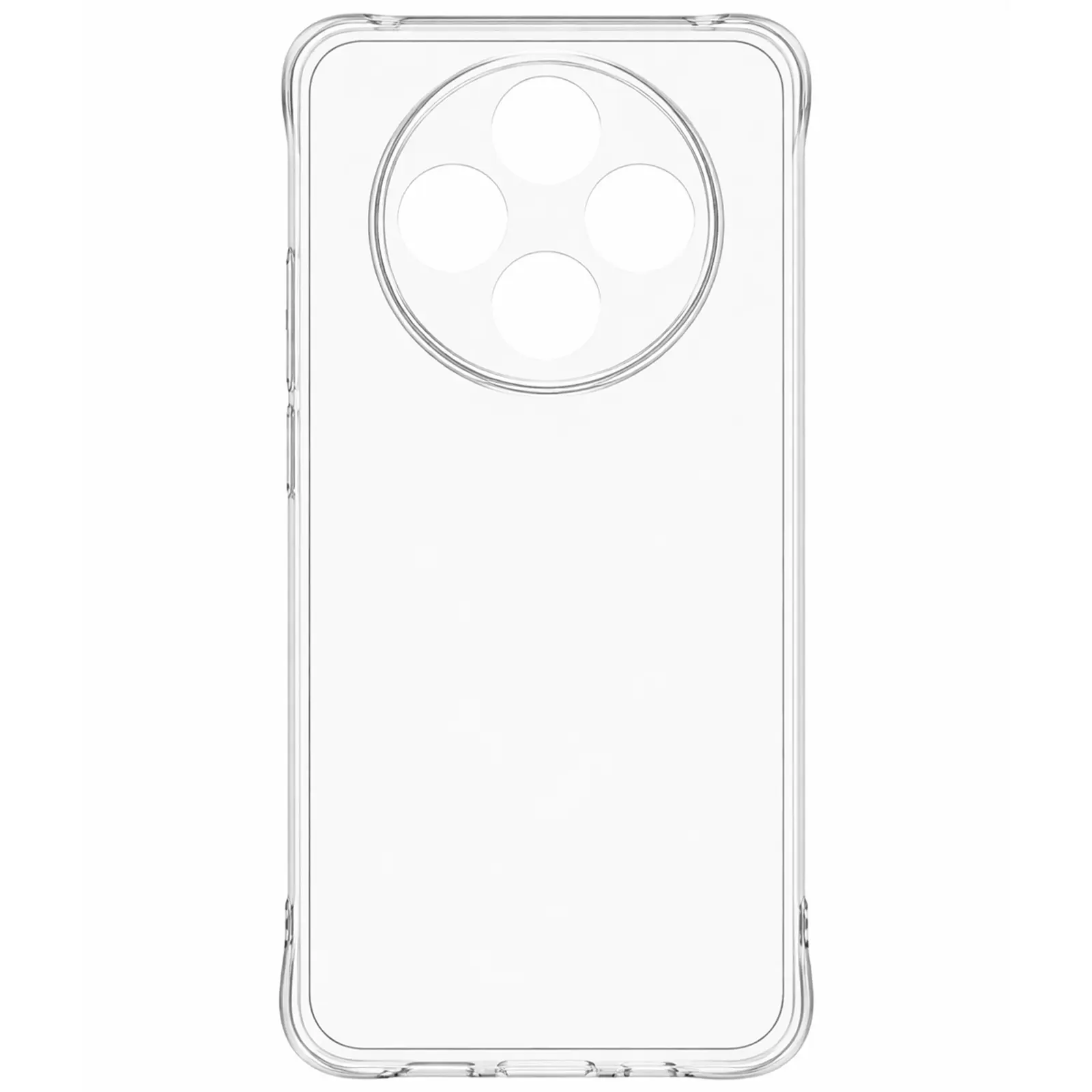 TPU чехол GETMAN Ease logo усиленные углы Full Camera для Xiaomi Redmi 14C / Poco C75, Бесцветный (прозрачный) 3, TPU, купить оптом с доставкой