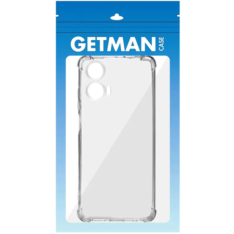TPU чехол GETMAN Ease logo усиленные углы Full Camera для Motorola Moto G85 / Edge 50 Fusion, Бесцветный (прозрачный) 3, TPU, купить оптом с доставкой