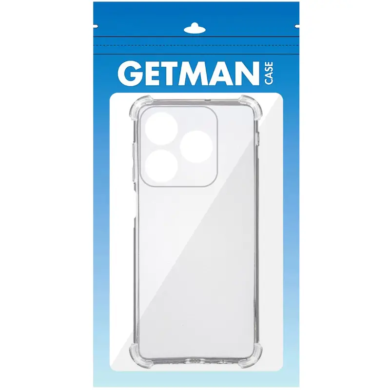 TPU чехол GETMAN Ease logo усиленные углы Full Camera для Realme C61 4G / C63 4G, Бесцветный (прозрачный) 2, TPU, купить оптом с доставкой