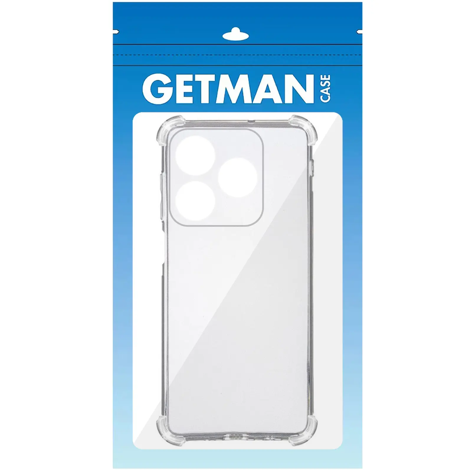 TPU чехол GETMAN Ease logo усиленные углы Full Camera для Realme C61 4G / C63 4G, Бесцветный (прозрачный) 2, TPU, купить оптом с доставкой