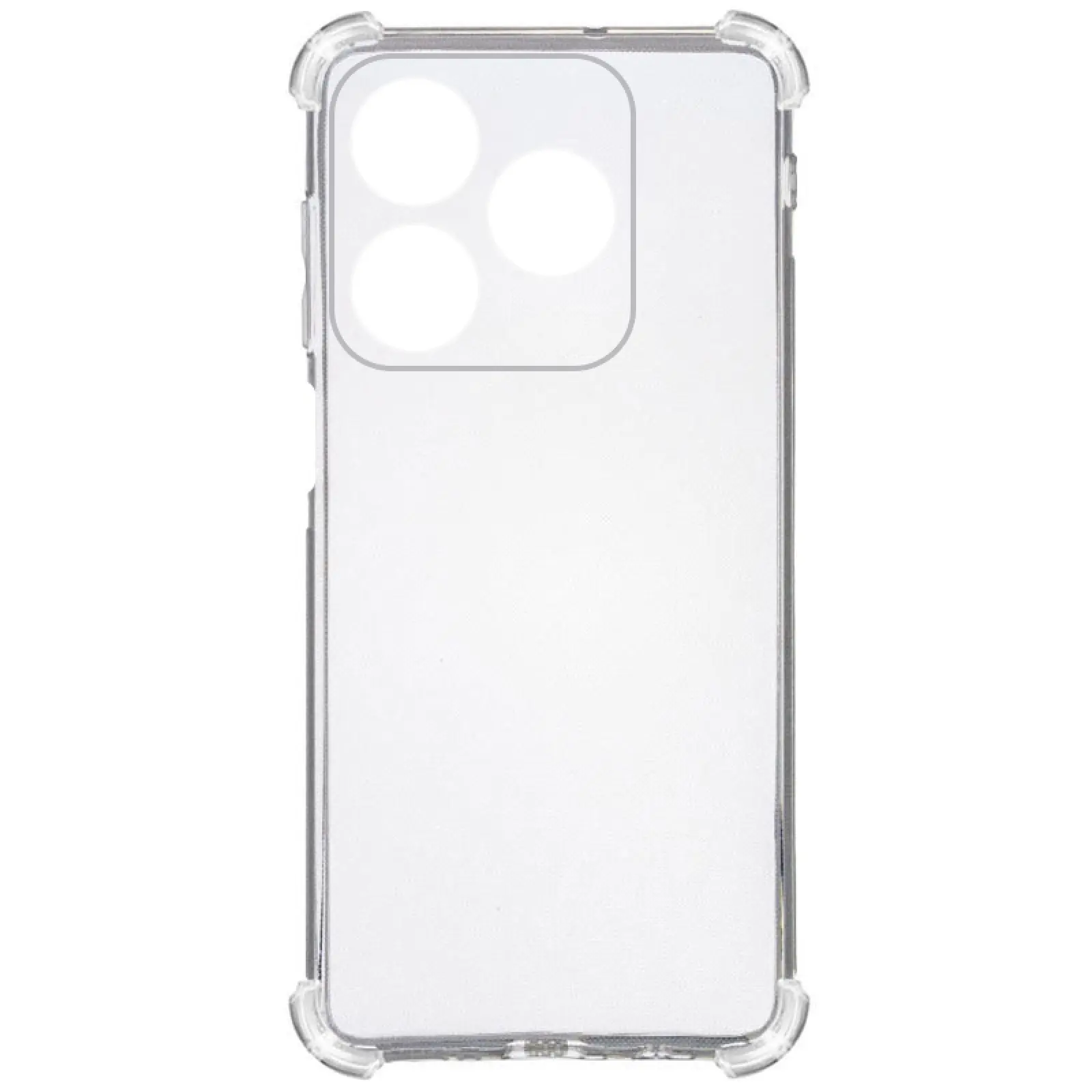 TPU чехол GETMAN Ease logo усиленные углы Full Camera для Realme C63 4G, Бесцветный (прозрачный) 3, TPU, купить оптом с доставкой