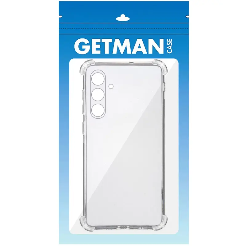 TPU чохол GETMAN Ease logo посилені кути Full Camera для Samsung Galaxy S25+, Безбарвний (прозорий) 2, TPU, купити оптом з доставкою
