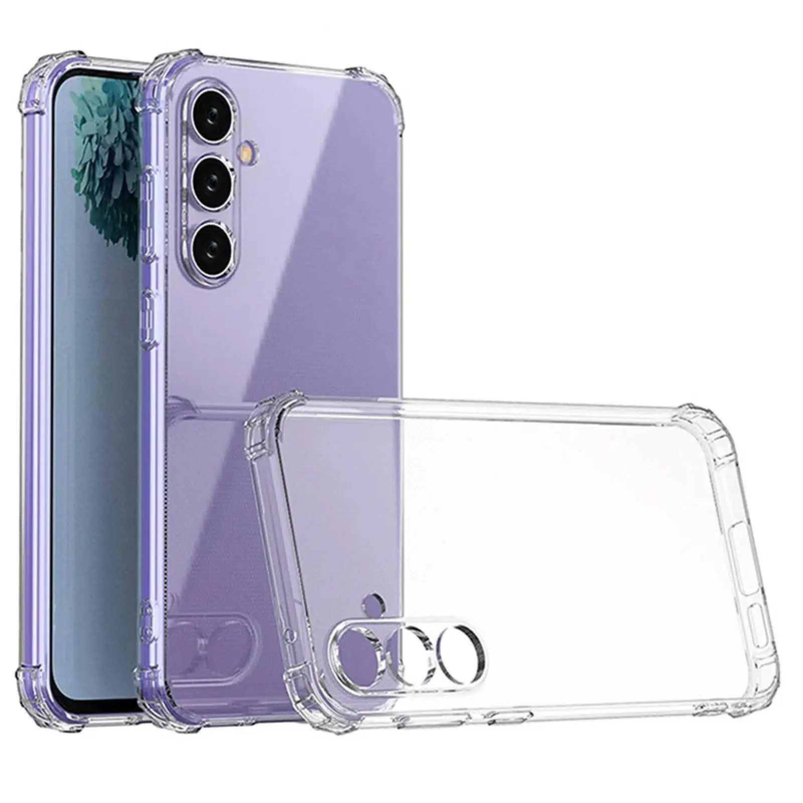 TPU чохол GETMAN Ease logo посилені кути Full Camera для Samsung Galaxy S25+, Безбарвний (прозорий) 4, TPU, купити оптом з доставкою