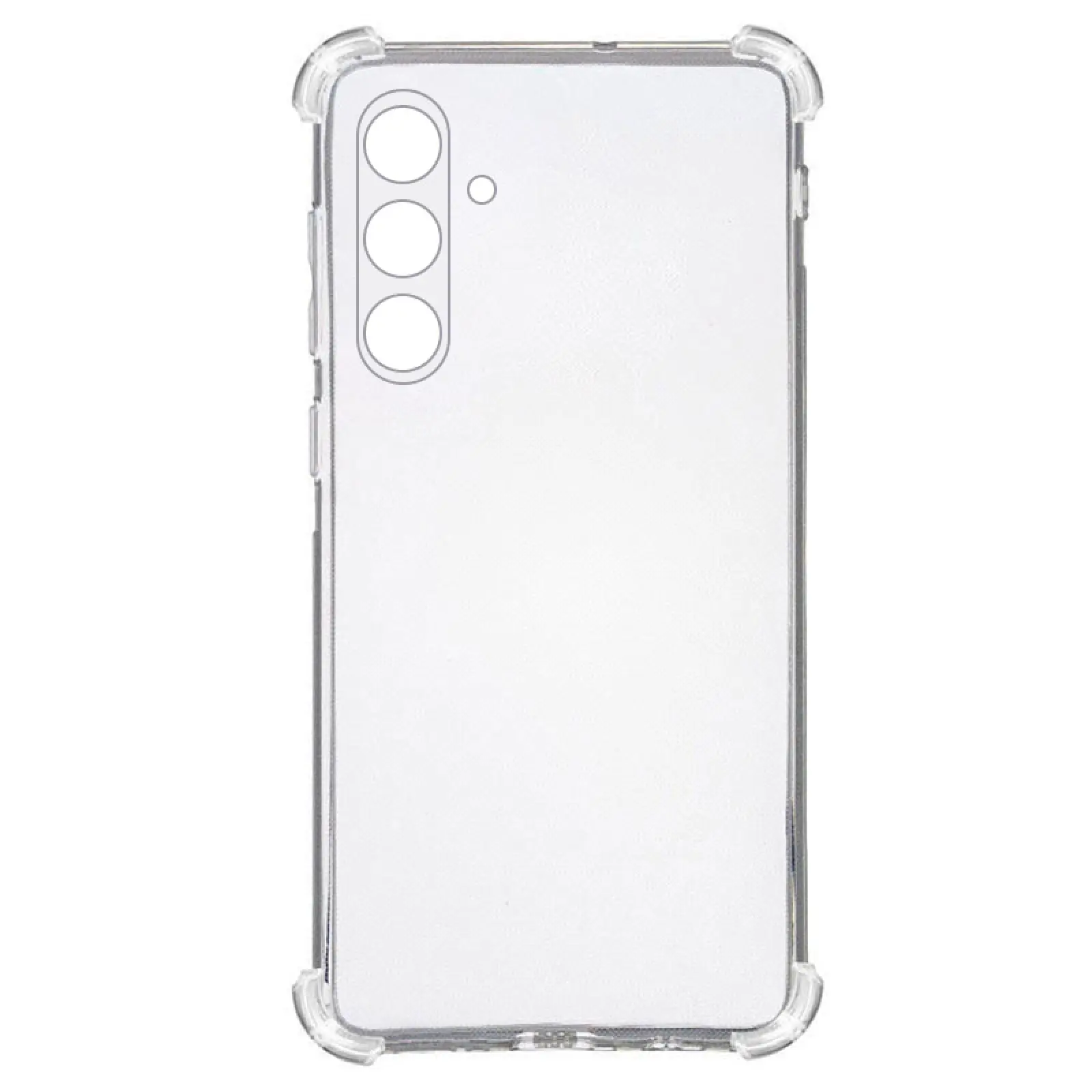 TPU чехол GETMAN Ease logo усиленные углы Full Camera для Samsung Galaxy S25, Бесцветный (прозрачный) 1, TPU, купить оптом с доставкой