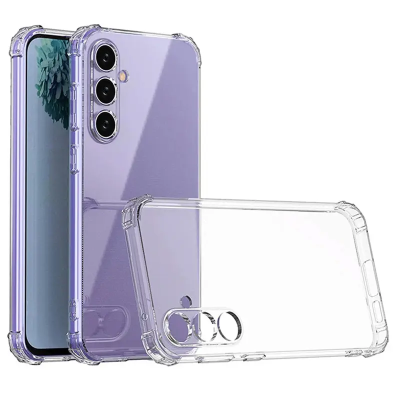 TPU чехол GETMAN Ease logo усиленные углы Full Camera для Samsung Galaxy S25, Бесцветный (прозрачный) 4, TPU, купить оптом с доставкой