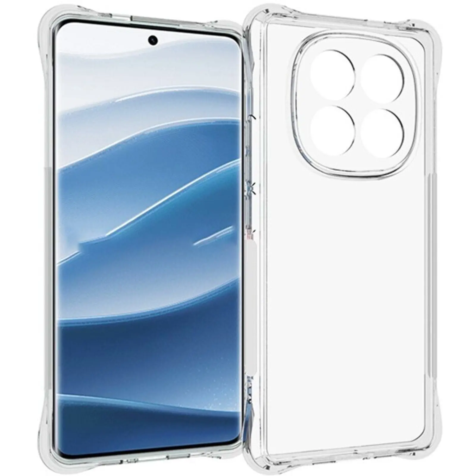 TPU чехол GETMAN Ease logo усиленные углы Full Camera для Xiaomi Redmi Note 14 Pro 5G, TPU, купить оптом с доставкой