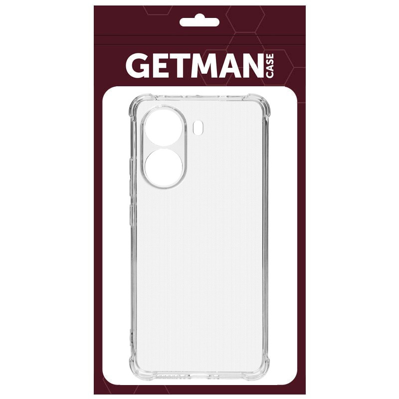 TPU чохол GETMAN Ease logo для Xiaomi Poco X7 Pro | Посилені кути з амортизацією на малюнкі №3
