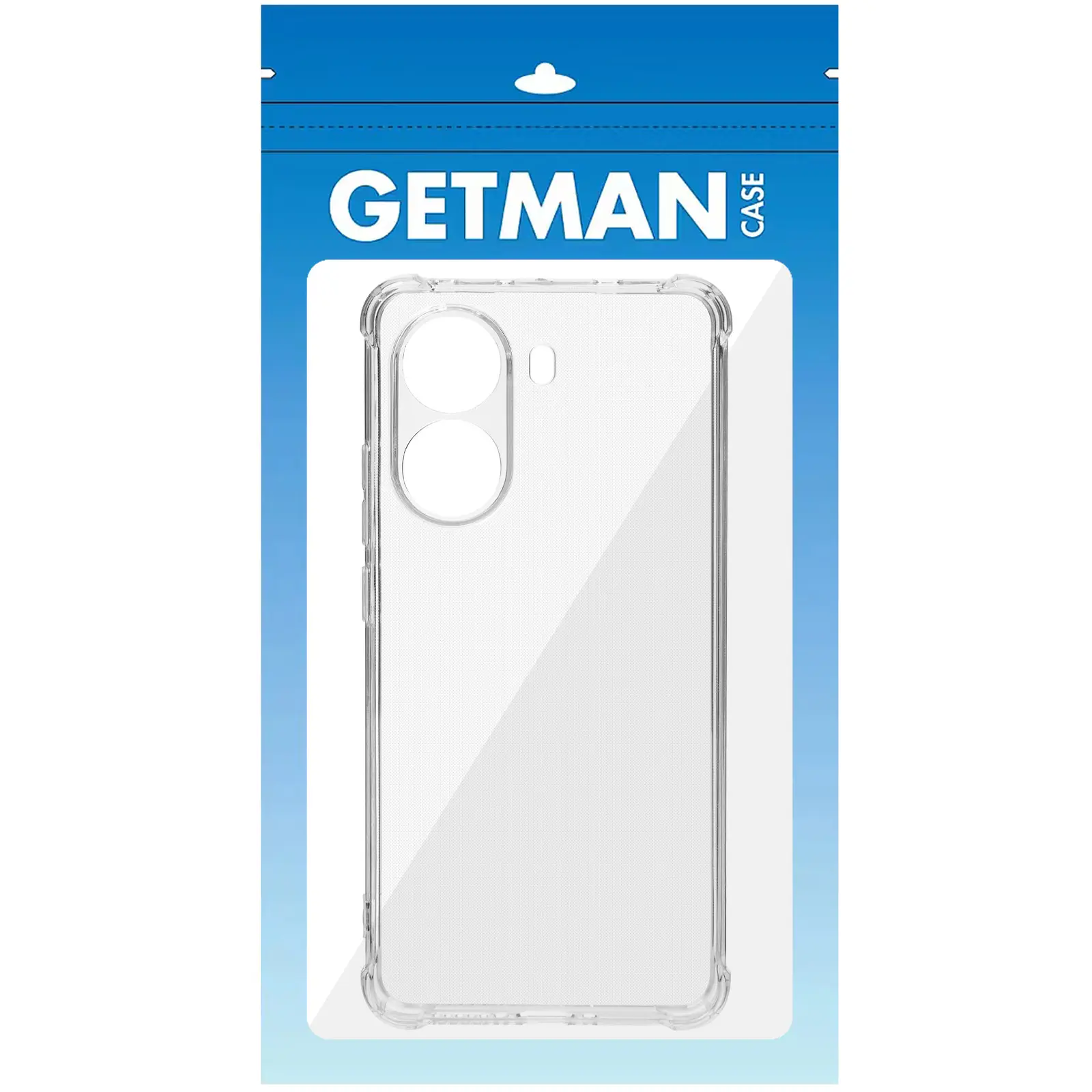 TPU чехол GETMAN Ease logo усиленные углы Full Camera для Xiaomi Poco X7 Pro, Бесцветный (прозрачный) 2, TPU, купить оптом с доставкой