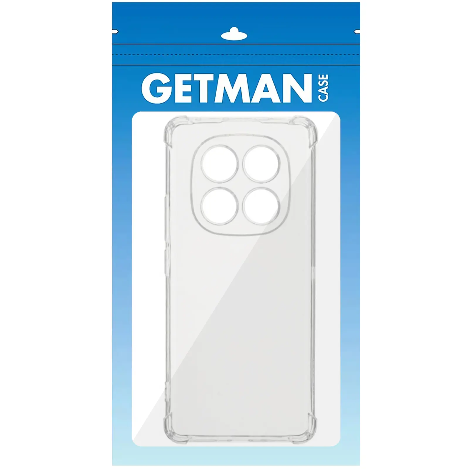 TPU чехол GETMAN Ease logo усиленные углы Full Camera для Xiaomi Poco X7, Бесцветный (прозрачный) 3, TPU, купить оптом с доставкой