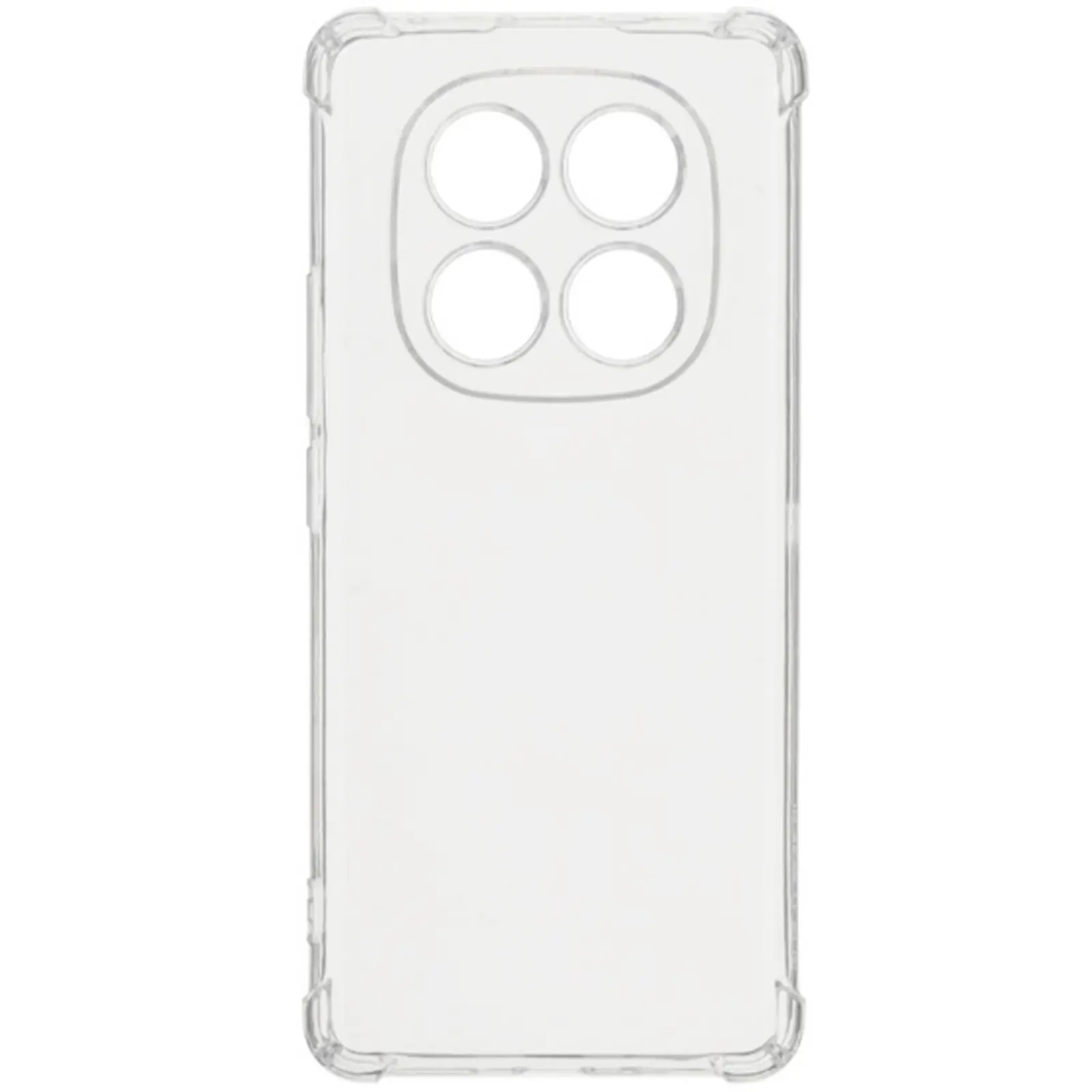 TPU чехол GETMAN Ease logo усиленные углы Full Camera для Xiaomi Redmi Note 14 Pro 4G, Бесцветный (прозрачный) 4, TPU, купить оптом с доставкой