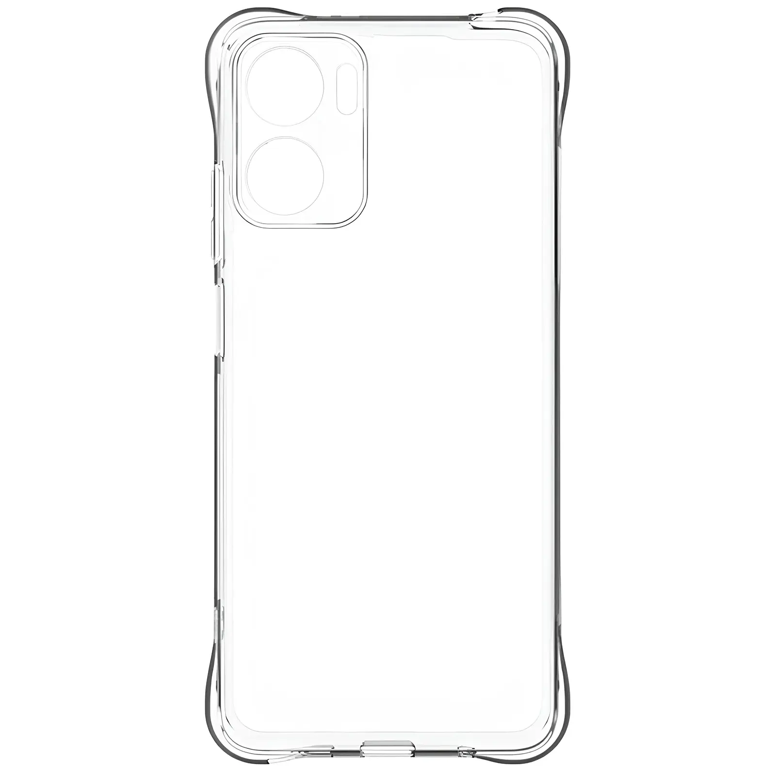 TPU чехол GETMAN Ease logo усиленные углы Full Camera для Motorola Moto G05 / E15, Бесцветный (прозрачный) 2, TPU, купить оптом с доставкой