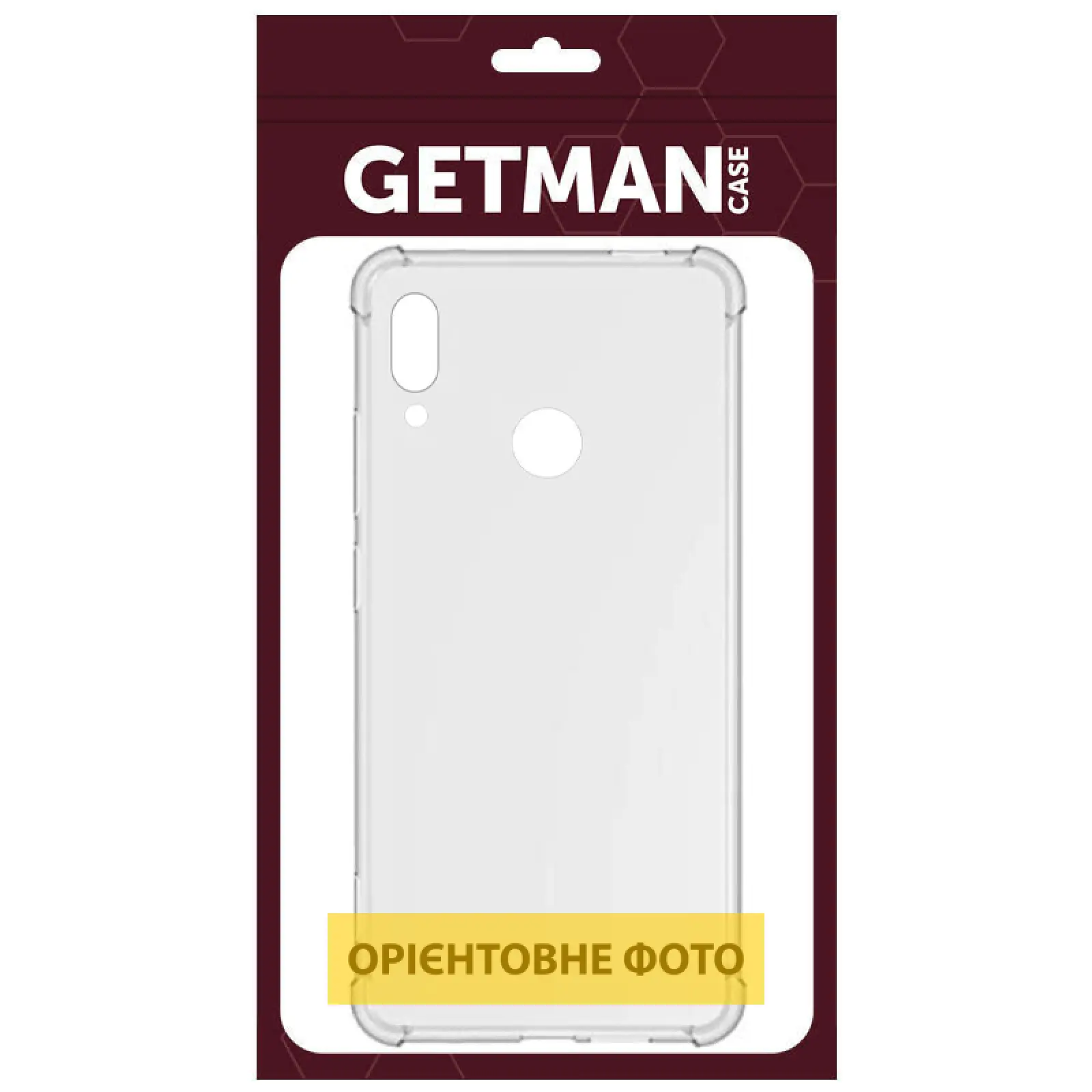 TPU чехол GETMAN Ease logo усиленные углы Full Camera для Motorola Moto G86 5G, Бесцветный (прозрачный) 2, TPU, купить оптом с доставкой
