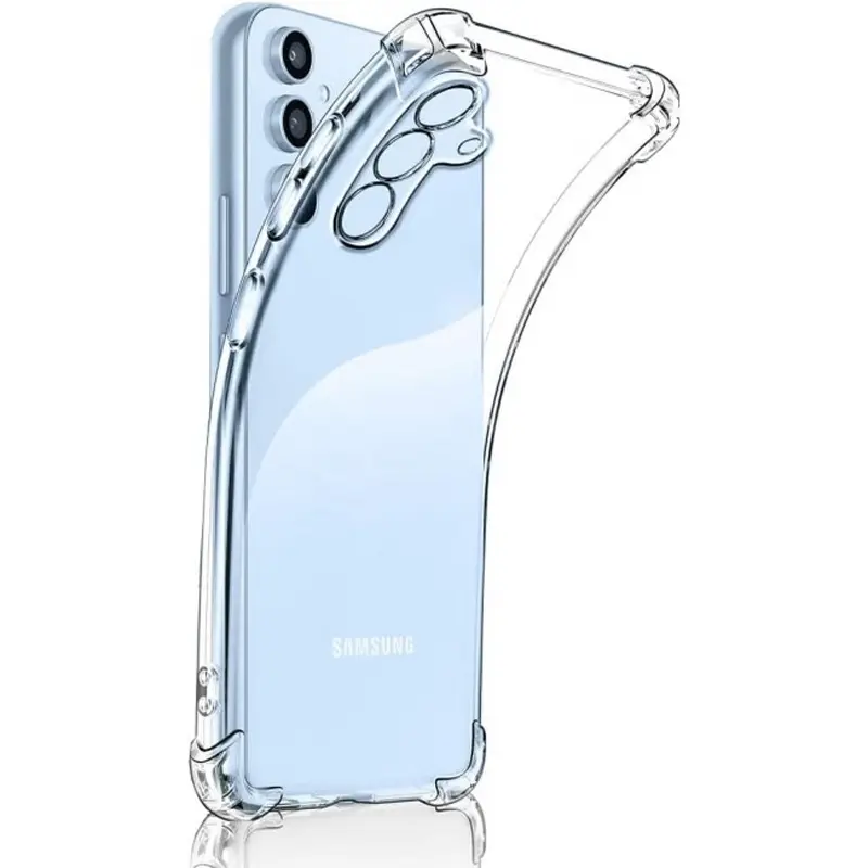 TPU чехол GETMAN Ease logo усиленные углы Full Camera для Samsung Galaxy A57 5G, Бесцветный (прозрачный), TPU, купить оптом с доставкой