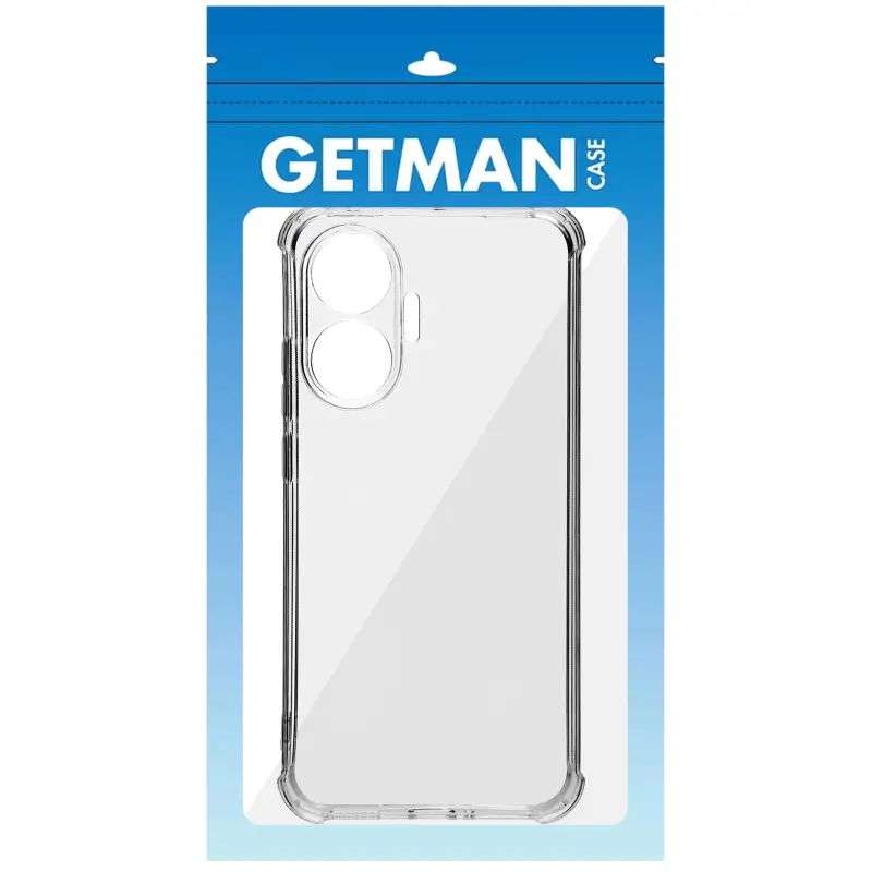 TPU чехол GETMAN Ease logo усиленные углы Full Camera для Xiaomi Poco F7, Бесцветный (прозрачный) 2, TPU, купить оптом с доставкой