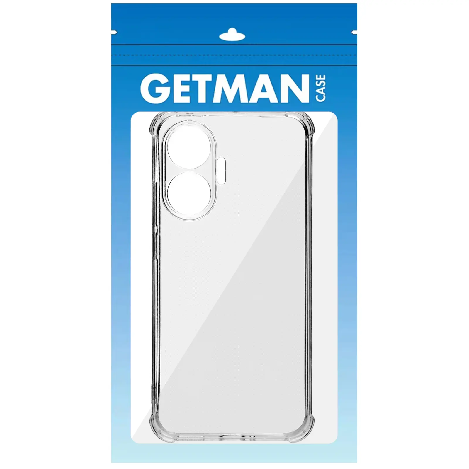 TPU чехол GETMAN Ease logo усиленные углы Full Camera для Xiaomi Poco F7, Бесцветный (прозрачный) 2, TPU, купить оптом с доставкой