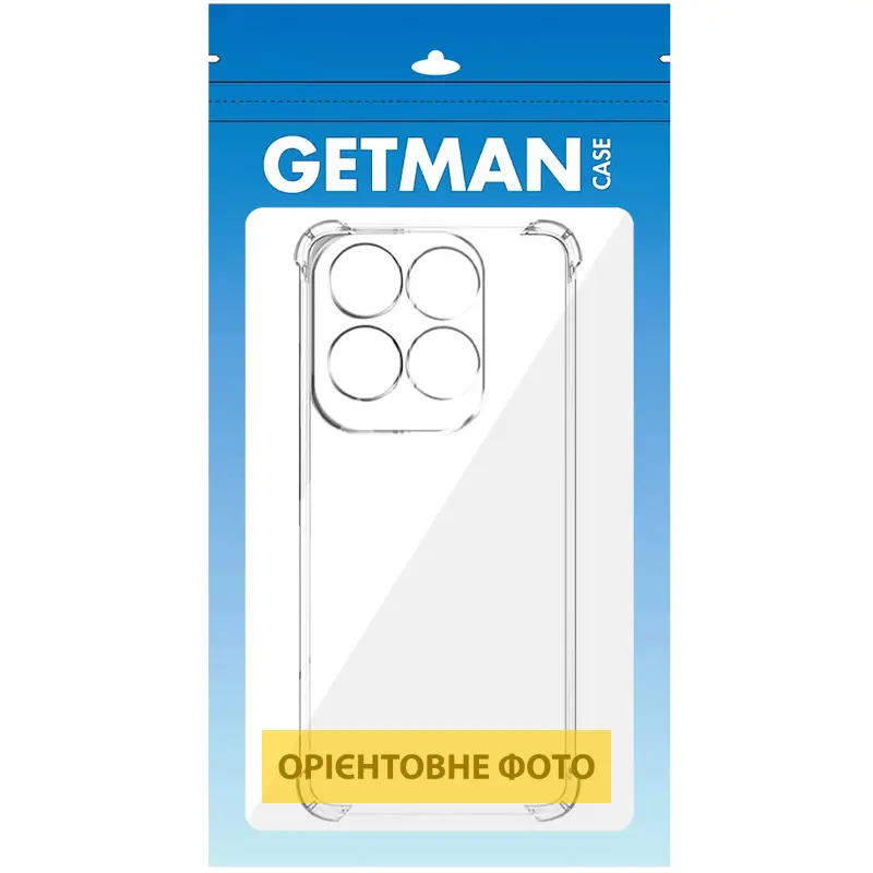 TPU чехол GETMAN Ease logo усиленные углы Full Camera для Infinix Hot 60i / 60, Бесцветный (прозрачный) 1, TPU, купить оптом с доставкой