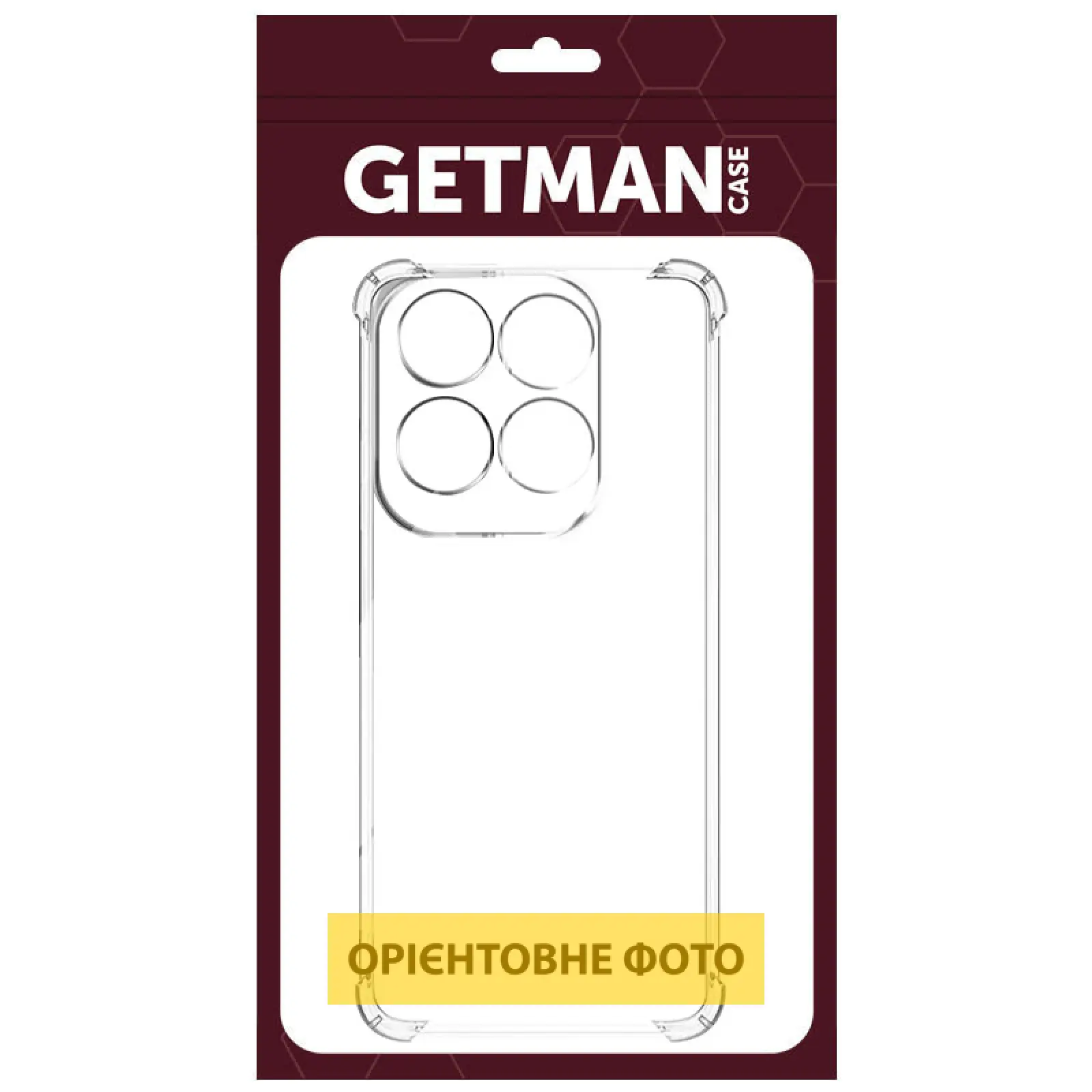 TPU чехол GETMAN Ease logo усиленные углы Full Camera для Xiaomi Redmi 15C (EU), Бесцветный (прозрачный) 1, TPU, купить оптом с доставкой