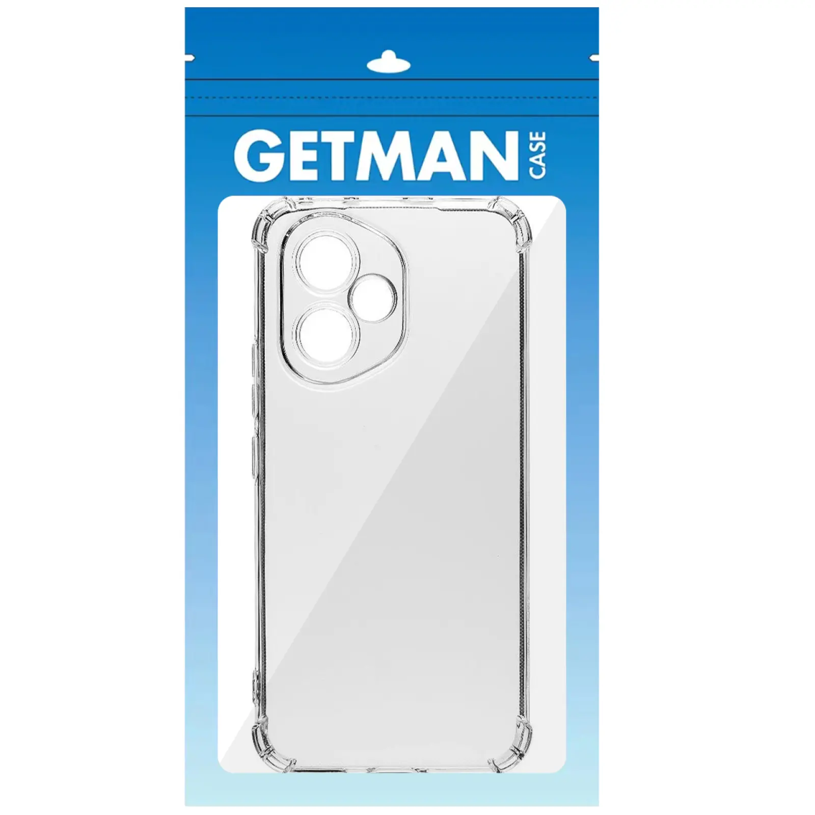 TPU чехол GETMAN Ease logo усиленные углы Full Camera для Honor 400, Бесцветный (прозрачный) 2, TPU, купить оптом с доставкой