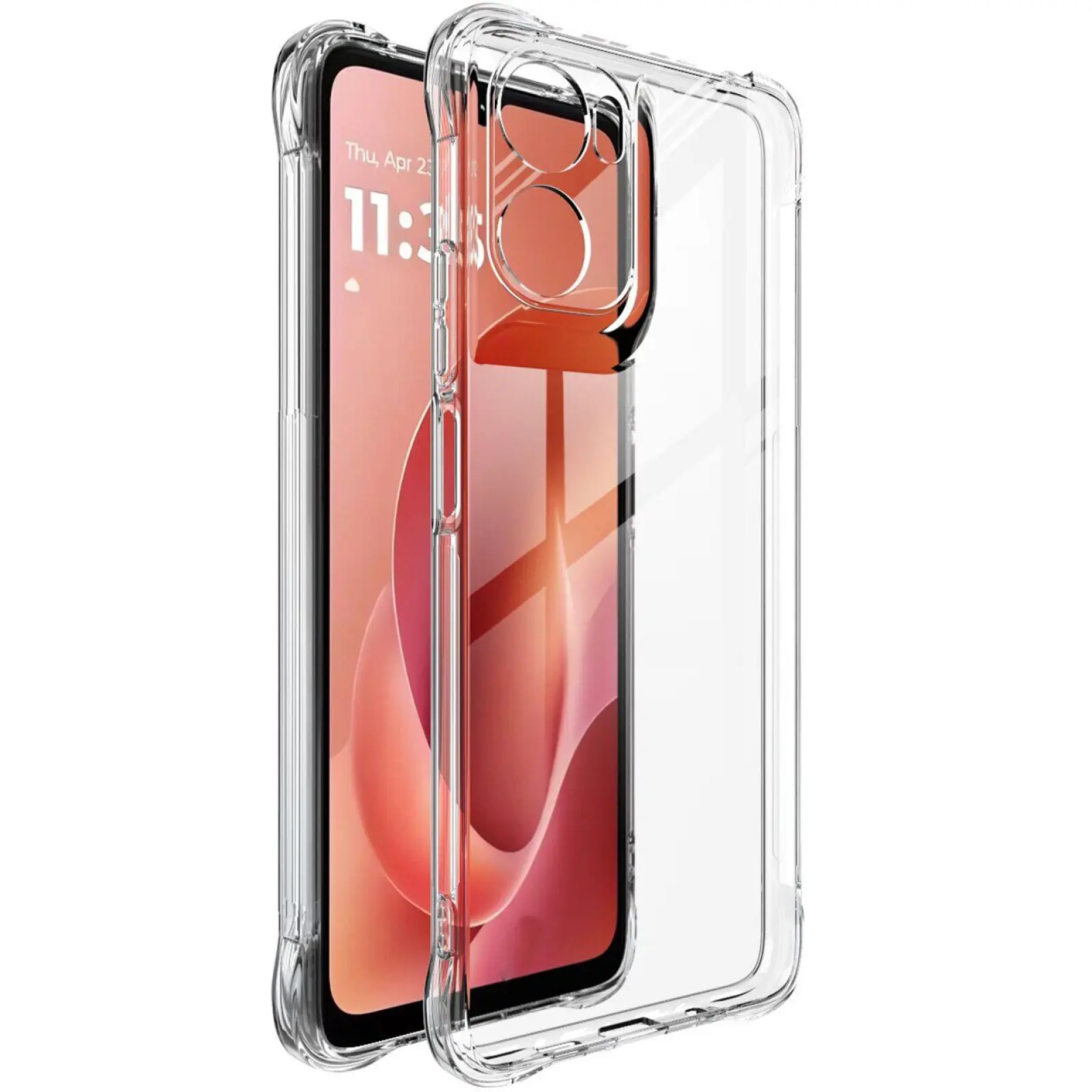 TPU чехол GETMAN Ease logo усиленные углы Full Camera для Motorola Moto G06, TPU, купить оптом с доставкой