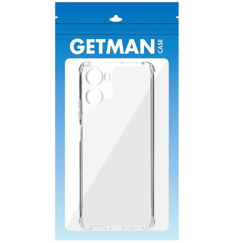 TPU чохол GETMAN Ease logo для Motorola Moto G06 | Посилені кути з амортизацією на малюнкі №3