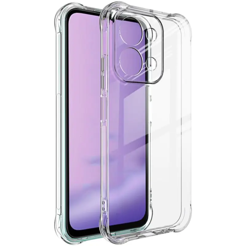 TPU чехол GETMAN Ease logo усиленные углы Full Camera для Xiaomi Redmi 15C (Global)/Poco C85 Global, Бесцветный (прозрачный), TPU, купить оптом с доставкой