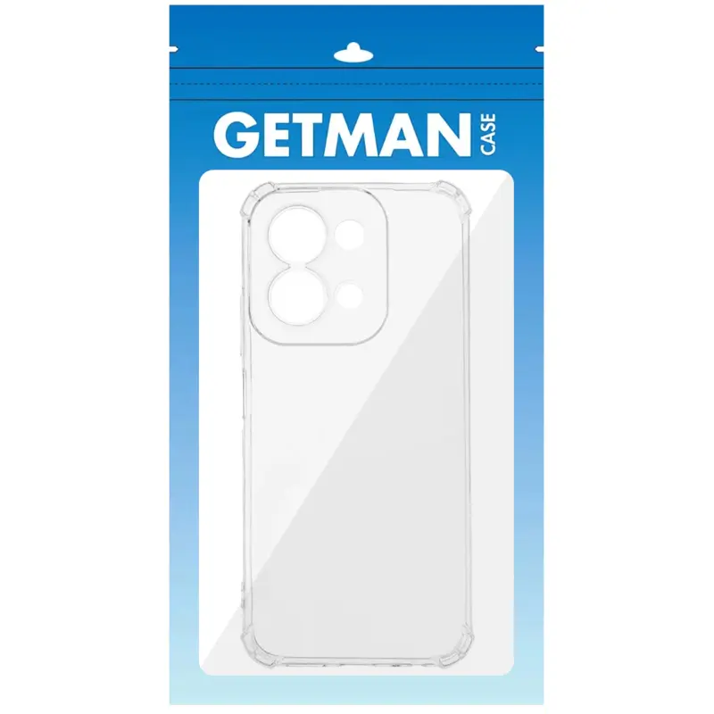 TPU чехол GETMAN Ease logo усиленные углы Full Camera для Xiaomi Redmi 15C (Global)/Poco C85 Global, Бесцветный (прозрачный) 2, TPU, купить оптом с доставкой