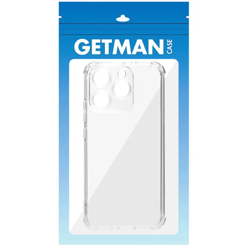 TPU чехол GETMAN Ease logo усиленные углы Full Camera для Realme 15T, Бесцветный (прозрачный) 2, TPU, купить оптом с доставкой