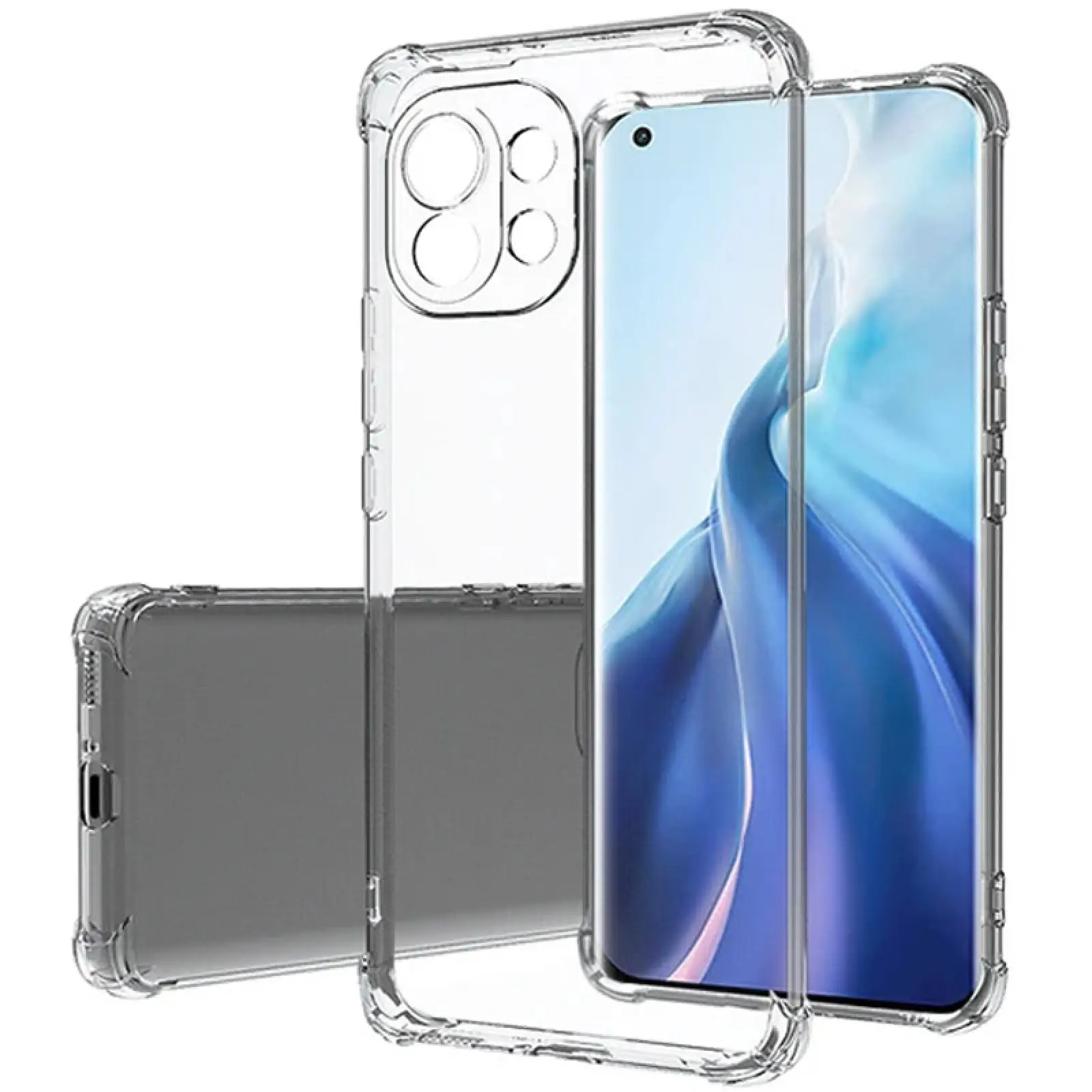 TPU чехол GETMAN Ease logo усиленные углы Full Camera для Xiaomi 17, Бесцветный (прозрачный) 1, TPU, купить оптом с доставкой