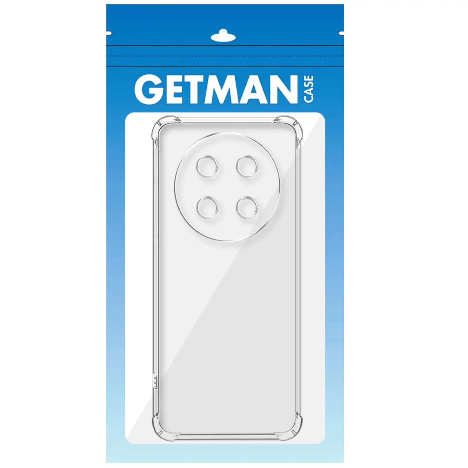 TPU чехол GETMAN Ease logo усиленные углы Full Camera для Honor X9c, Бесцветный (прозрачный) 2, TPU, купить оптом с доставкой