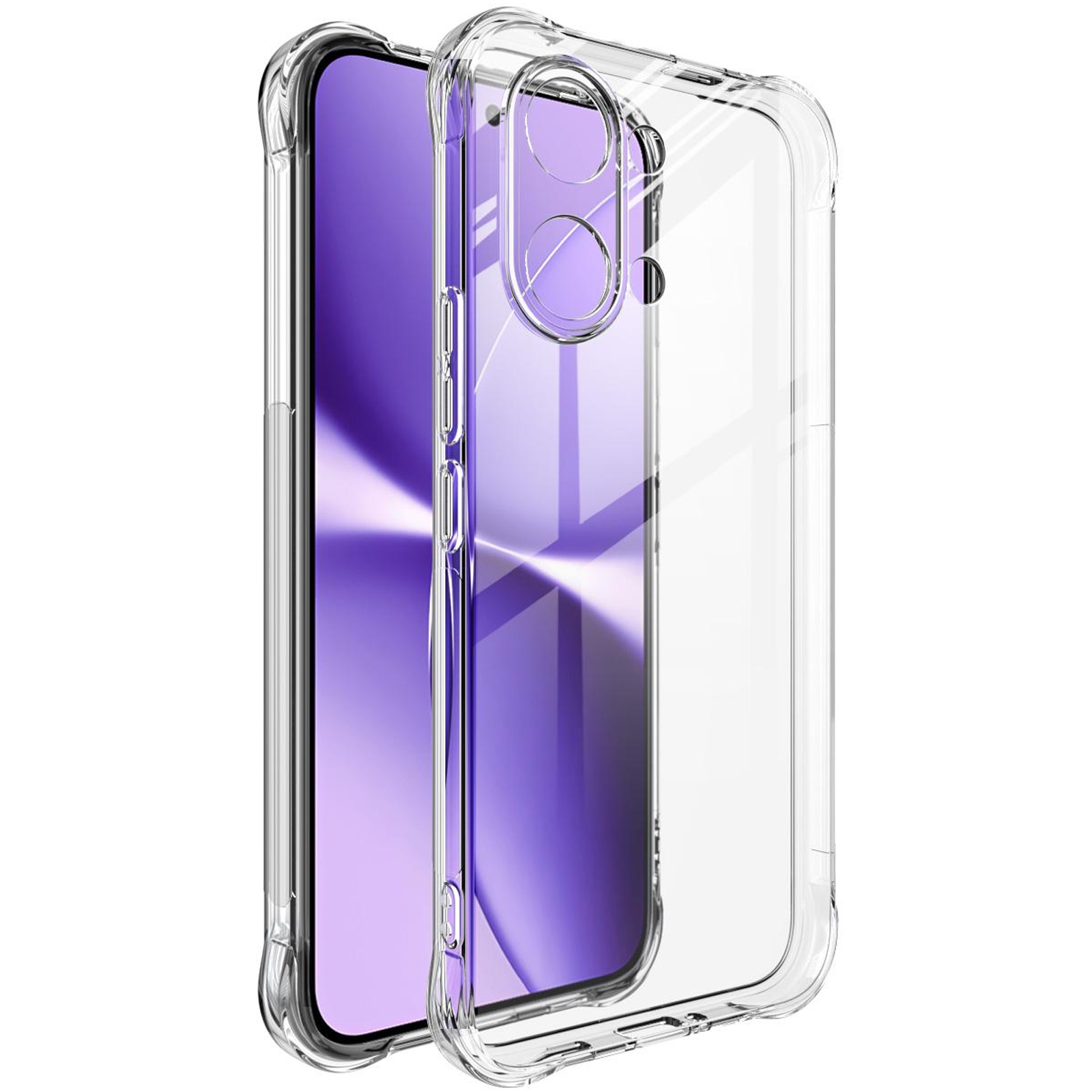 TPU чехол GETMAN Ease logo усиленные углы Full Camera для Xiaomi Poco X8 Pro Max, Бесцветный (прозрачный), TPU, купить оптом с доставкой