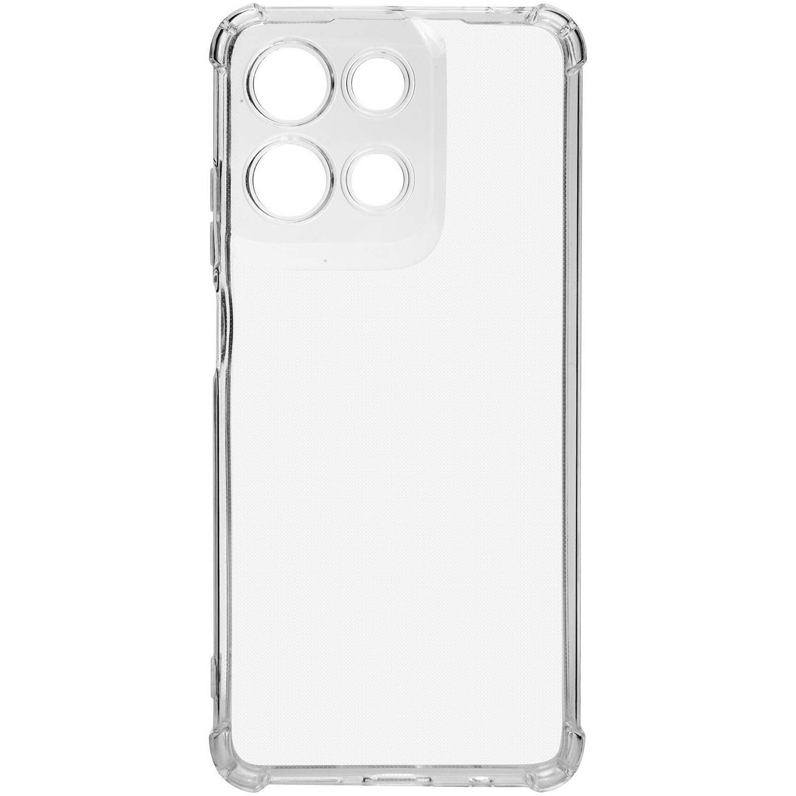 TPU чехол GETMAN Ease logo усиленные углы Full Camera для Motorola Moto G17, Бесцветный (прозрачный) 1, TPU, купить оптом с доставкой