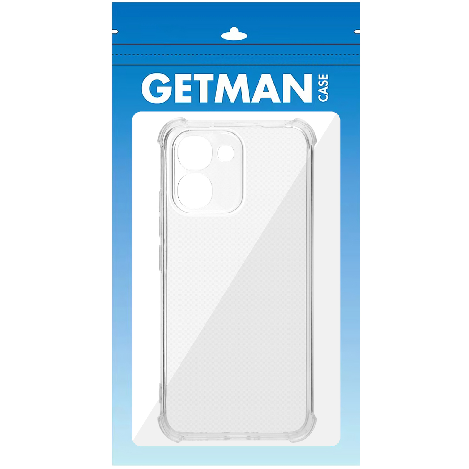TPU чехол GETMAN Ease logo усиленные углы Full Camera для Oppo A6 / A6s, Бесцветный (прозрачный) 1, TPU, купить оптом с доставкой