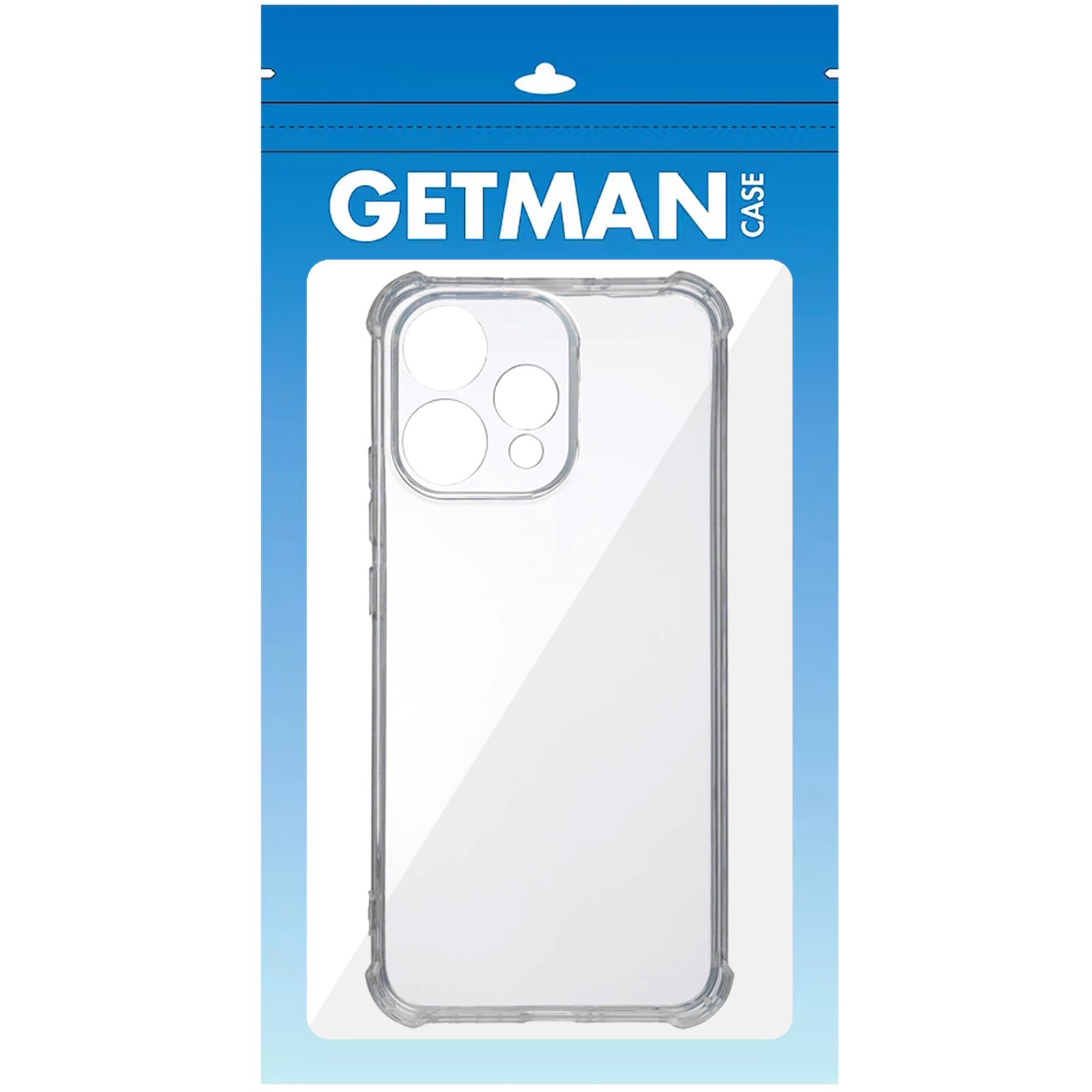 TPU чехол GETMAN Ease logo усиленные углы Full Camera для Oppo Reno 15, Бесцветный (прозрачный) 1, TPU, купить оптом с доставкой