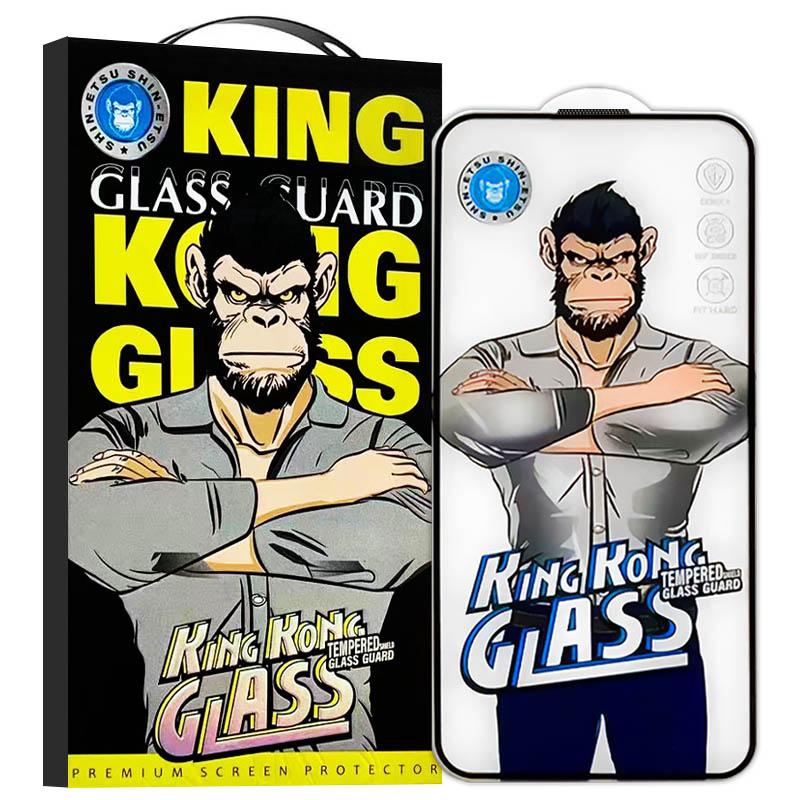 Загартоване захисне скло King Kong HD Glass Full Cover для Apple iPhone 17 (6.3) | Закруглення 2.5D | на малюнкі №1