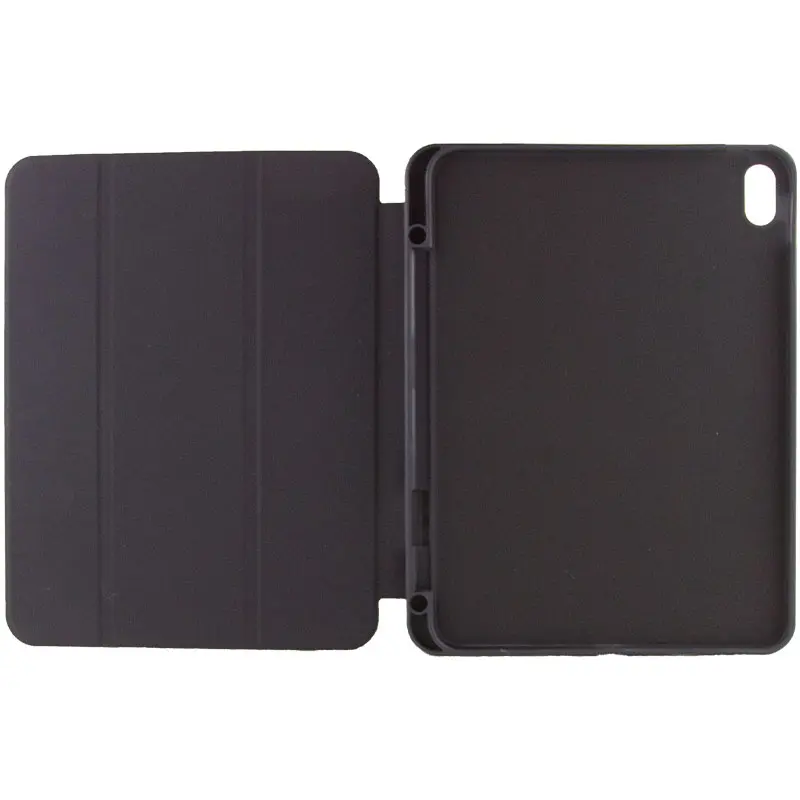 Уцінка Чохол Smart Case Open buttons для Apple iPad 10.9" (2022-24) / 11" (A16) 2025, Пошкоджена упаковка / Black 2, Штучна шкіра, купити оптом з доставкою