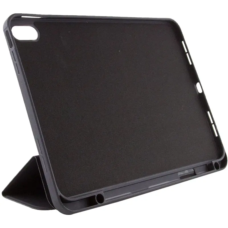 Уцінка Чохол Smart Case Open buttons для Apple iPad 10.9" (2022-24) / 11" (A16) 2025, Пошкоджена упаковка / Black 3, Штучна шкіра, купити оптом з доставкою