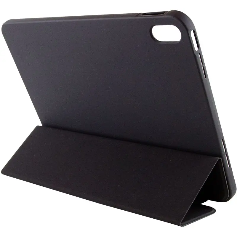 Уцінка Чохол Smart Case Open buttons для Apple iPad 10.9" (2022-24) / 11" (A16) 2025, Пошкоджена упаковка / Black 4, Штучна шкіра, купити оптом з доставкою