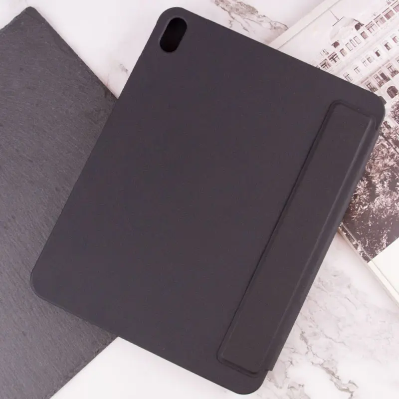 Уцінка Чохол Smart Case Open buttons для Apple iPad 10.9" (2022-24) / 11" (A16) 2025, Пошкоджена упаковка / Black 7, Штучна шкіра, купити оптом з доставкою