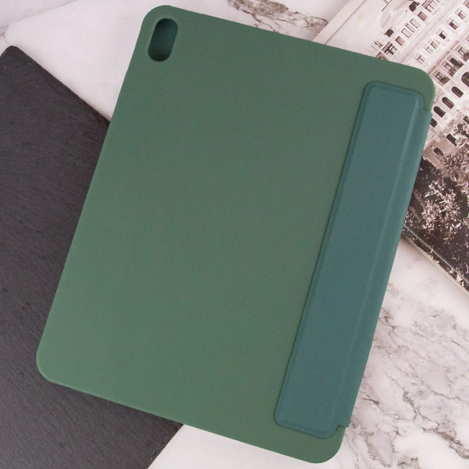 Уцінка Чохол Smart Case Open buttons для Apple iPad 10.9" (2022-24) / 11" (A16) 2025, Пошкоджена упаковка / Green 7, Штучна шкіра, купити оптом з доставкою